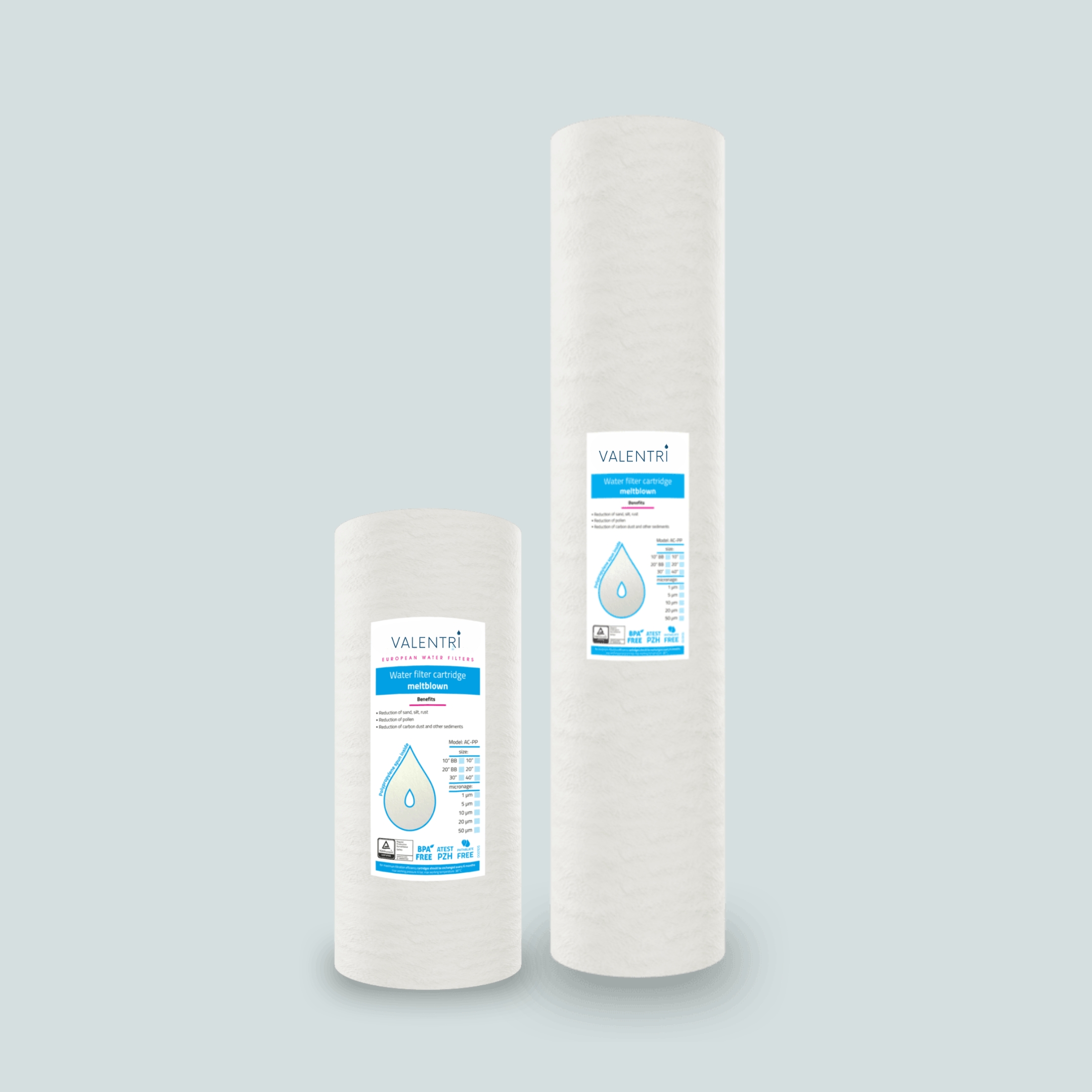 Filtros Cartucho de Sedimentos Fundidos BB