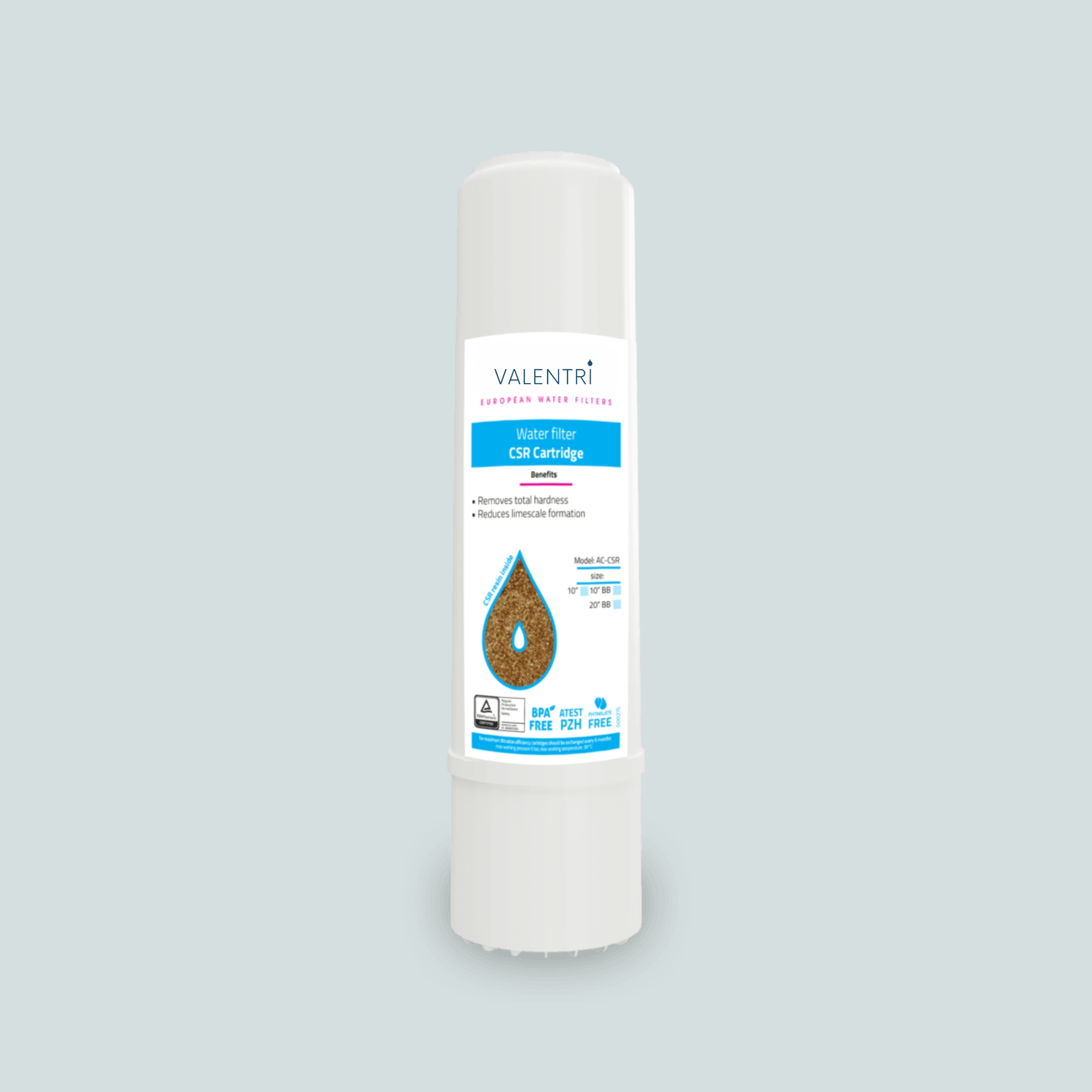 Filtro Cartucho de Leveza da Água