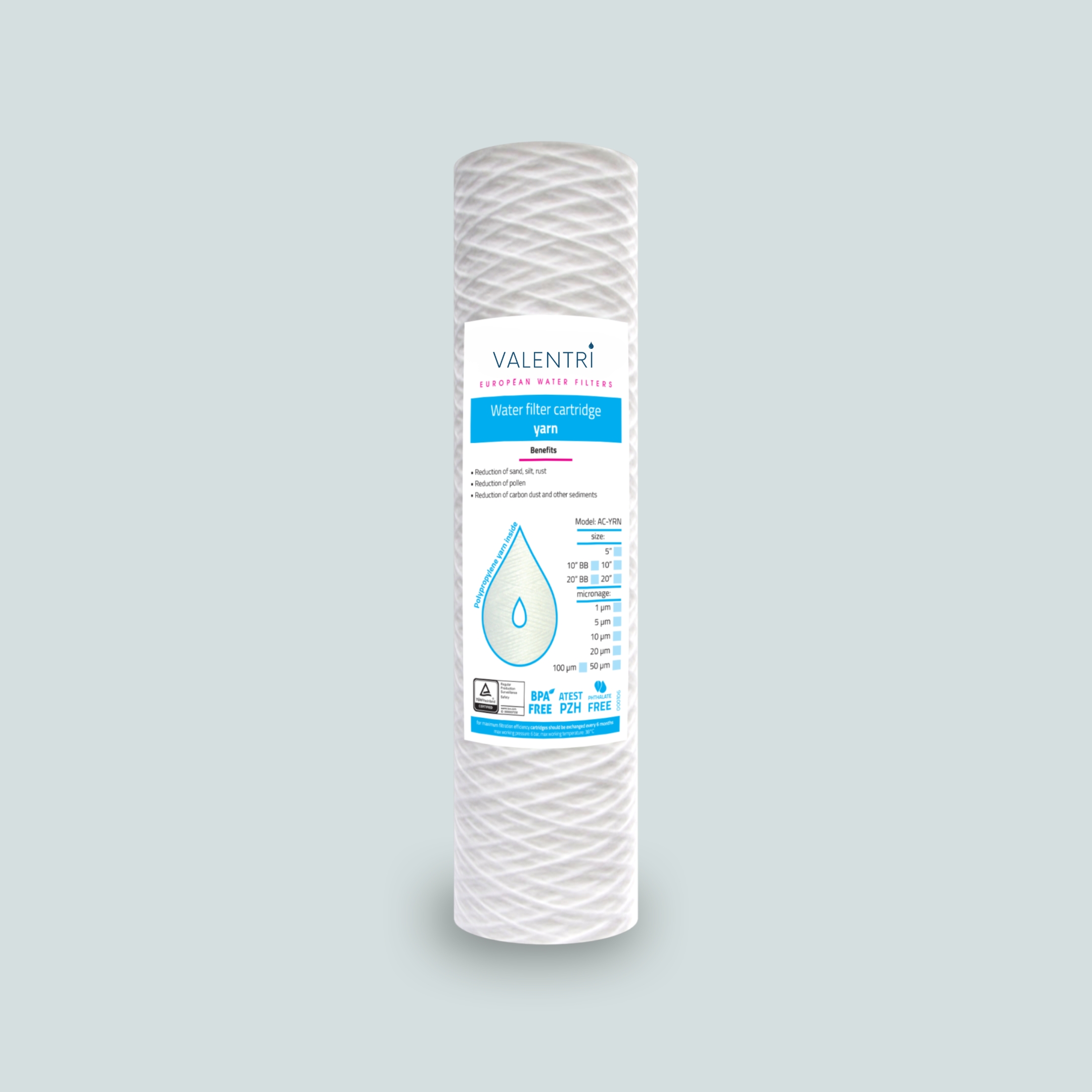 Cartucho em Linha para Sedimentos